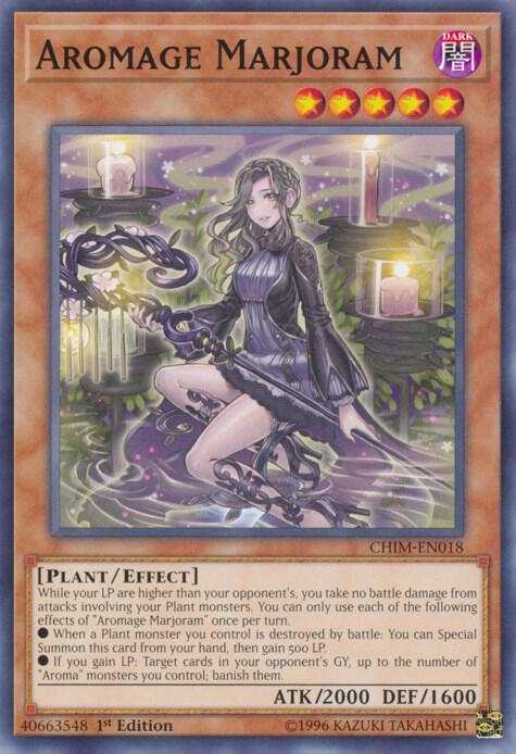 Aromage Marjoram CHIM-EN018 card from Chaos Impact