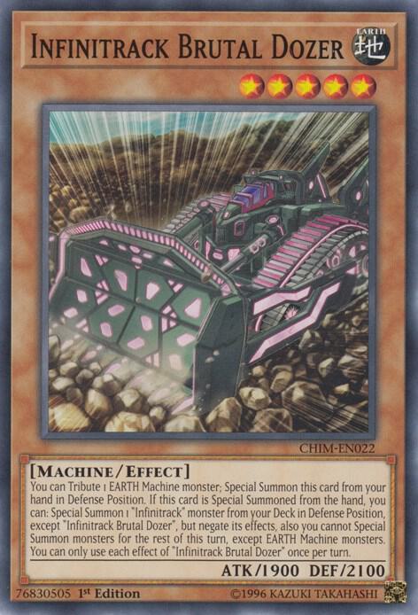 Infinitrack Brutal Dozer CHIM-EN022 card from Chaos Impact