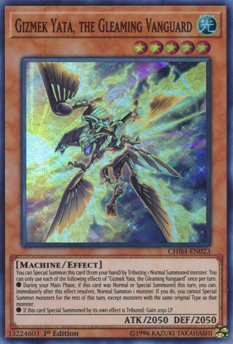 Gizmek Yata, the Gleaming Vanguard CHIM-EN023 card from Chaos Impact
