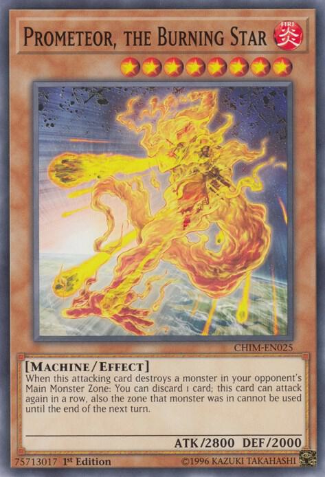Prometeor, the Burning Star CHIM-EN025 card from Chaos Impact