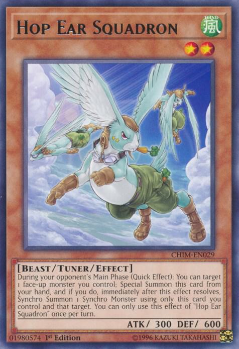 Hop Ear Squadron CHIM-EN029 card from Chaos Impact
