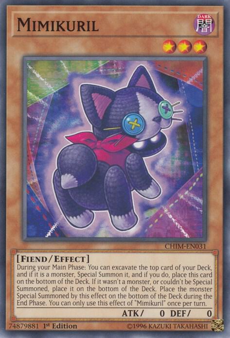 Mimikuril CHIM-EN031 card from Chaos Impact