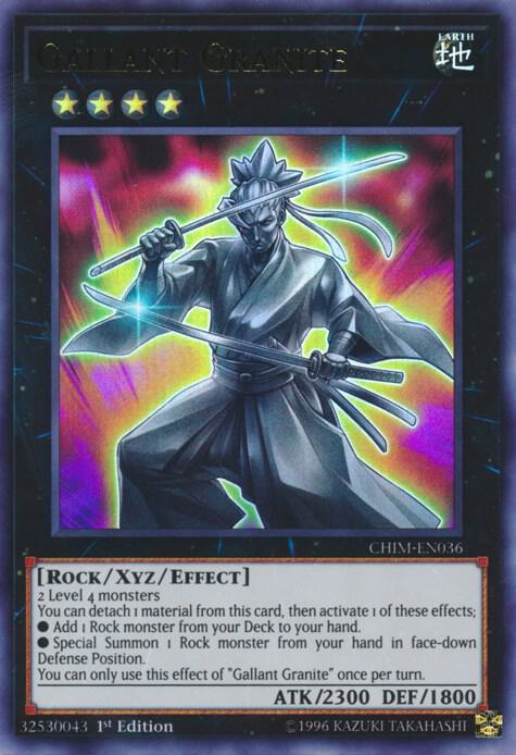 Gallant Granite CHIM-EN036 card from Chaos Impact
