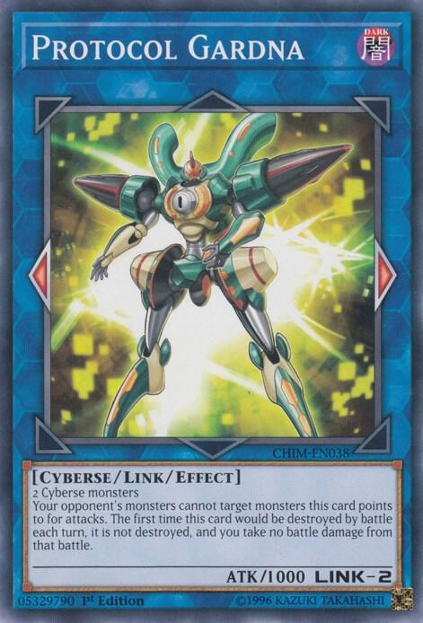 Protocol Gardna CHIM-EN038 card from Chaos Impact