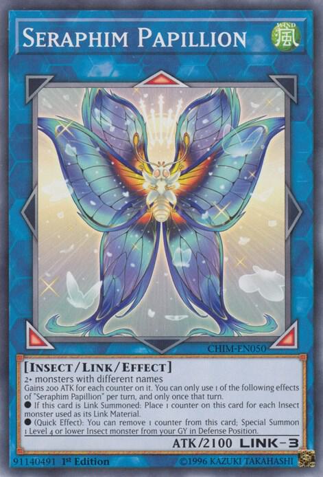 Seraphim Papillion CHIM-EN050 card from Chaos Impact