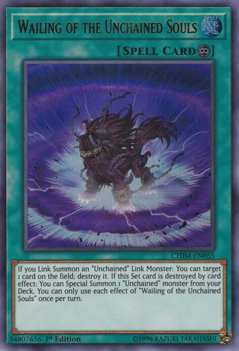 Wailing of the Unchained Souls CHIM-EN055 card from Chaos Impact