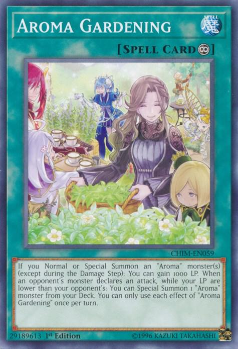 Aroma Gardening CHIM-EN059 card from Chaos Impact