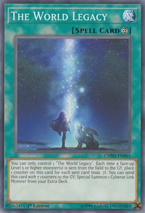 The World Legacy CHIM-EN061 card from Chaos Impact