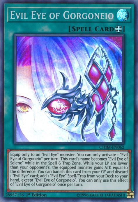 Evil Eye of Gorgoneio CHIM-EN062 card from Chaos Impact