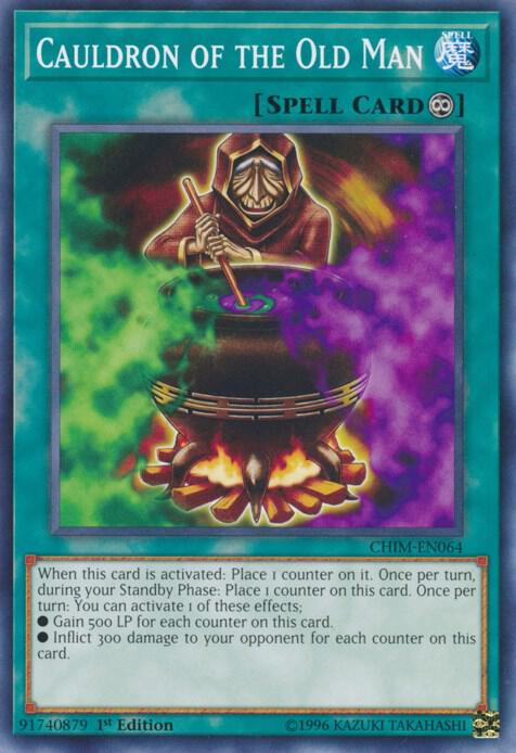 Cauldron of the Old Man CHIM-EN064 card from Chaos Impact