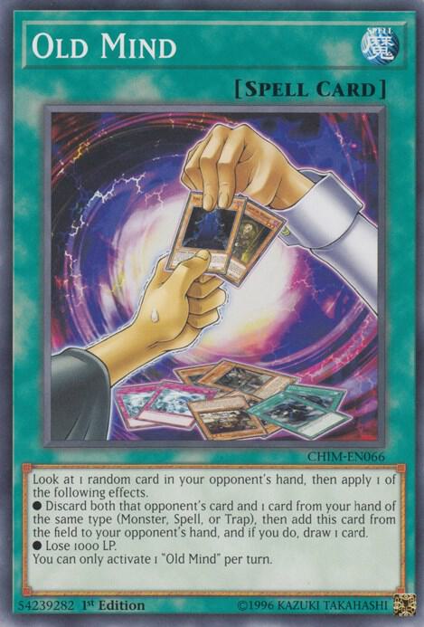 Old Mind CHIM-EN066 card from Chaos Impact