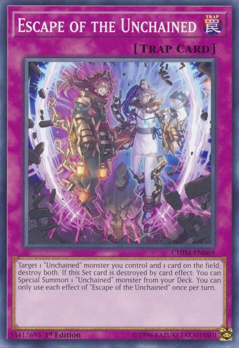 Escape of the Unchained CHIM-EN069 card from Chaos Impact