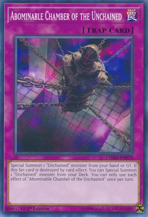 Abominable Chamber of the Unchained CHIM-EN070 card from Chaos Impact