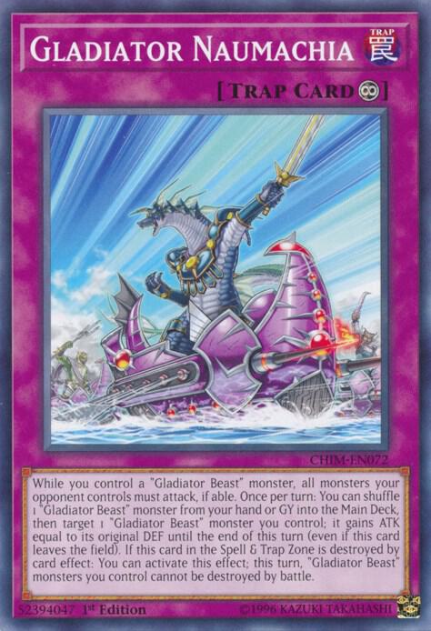 Gladiator Naumachia CHIM-EN072 card from Chaos Impact