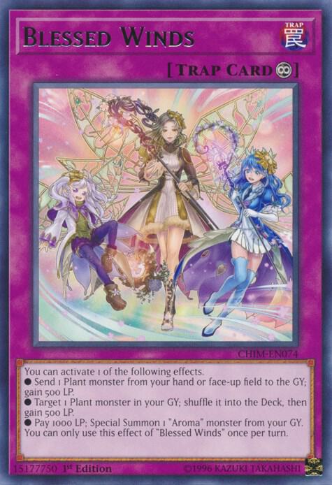 Blessed Winds CHIM-EN074 card from Chaos Impact