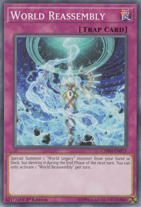 World Reassembly CHIM-EN075 card from Chaos Impact