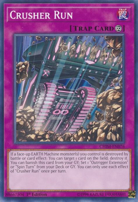 Crusher Run CHIM-EN076 card from Chaos Impact