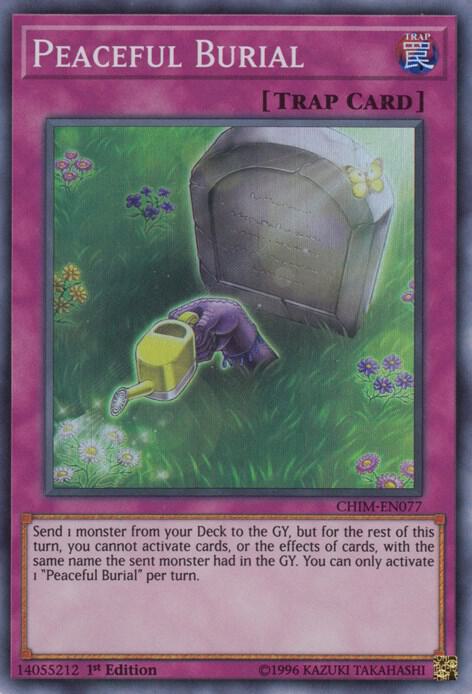 Peaceful Burial CHIM-EN077 card from Chaos Impact
