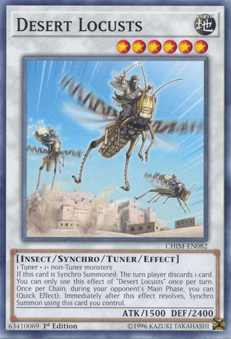 Desert Locusts CHIM-EN082 card from Chaos Impact