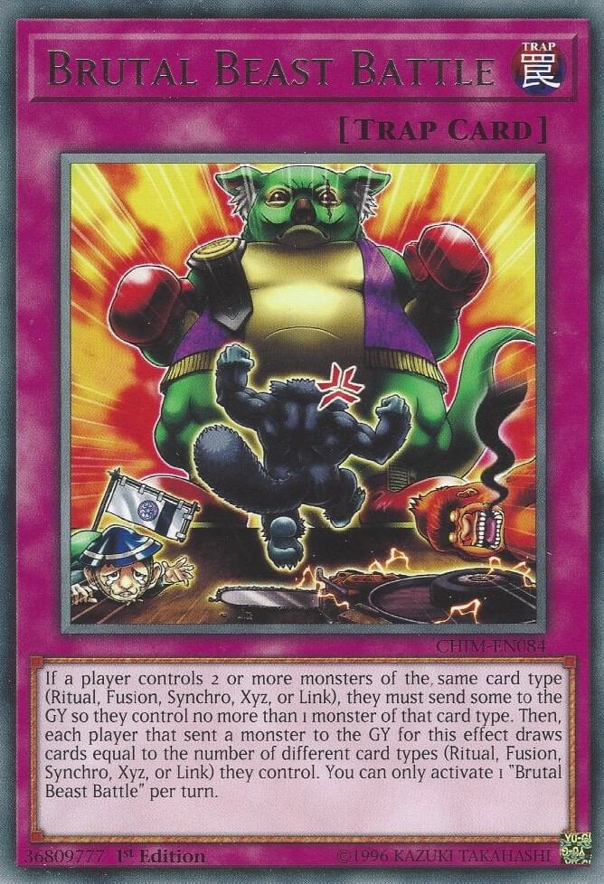 Brutal Beast Battle CHIM-EN084 card from Chaos Impact