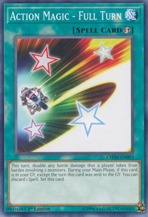 Action Magic - Full Turn CHIM-EN093 card from Chaos Impact