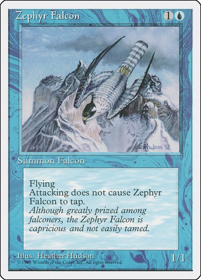 Zephyr Falcon card from Fourth Edition