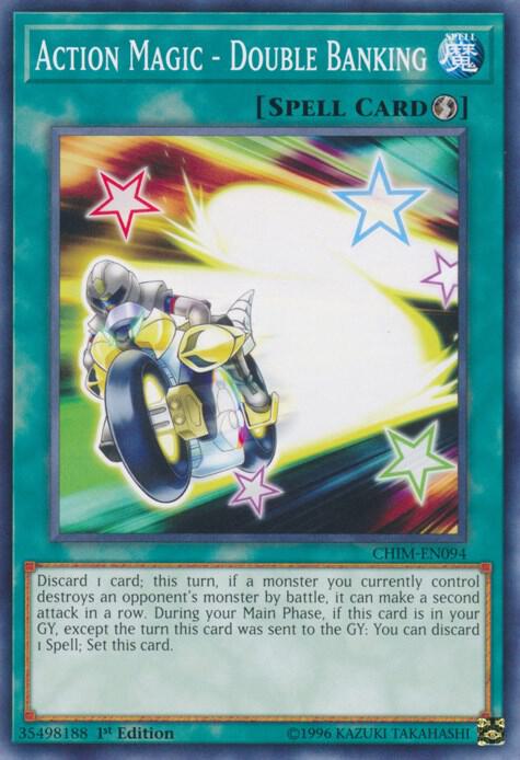 Action Magic - Double Banking CHIM-EN094 card from Chaos Impact