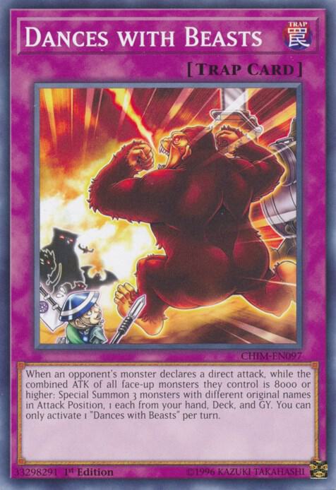 Dances with Beasts CHIM-EN097 card from Chaos Impact