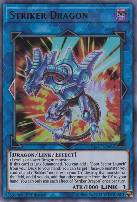 Striker Dragon CHIM-EN098 card from Chaos Impact