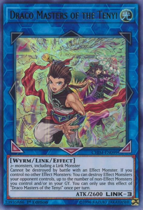 Draco Masters of the Tenyi CHIM-EN099 card from Chaos Impact