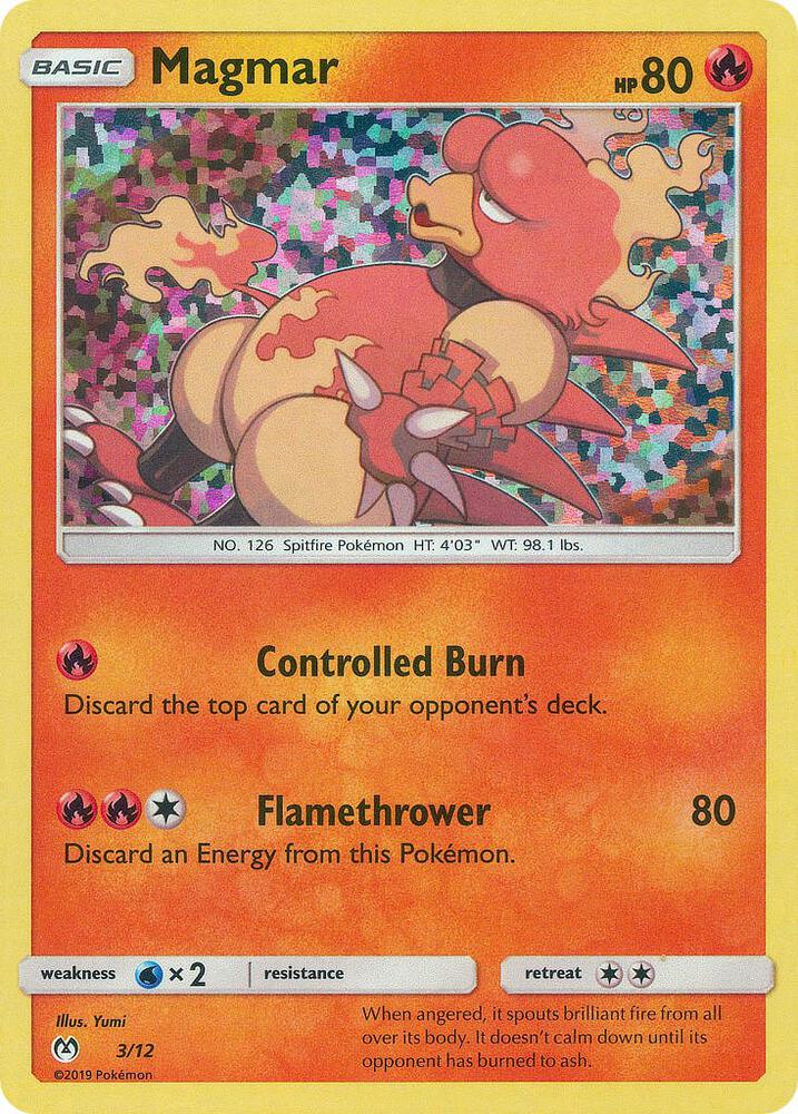 Magmar - 3/12 003/012 card from McDonald's Promos 2019