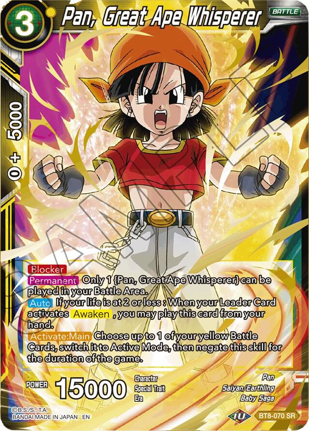 Pan, Great Ape Whisperer BT8-070 card from Malicious Machinations