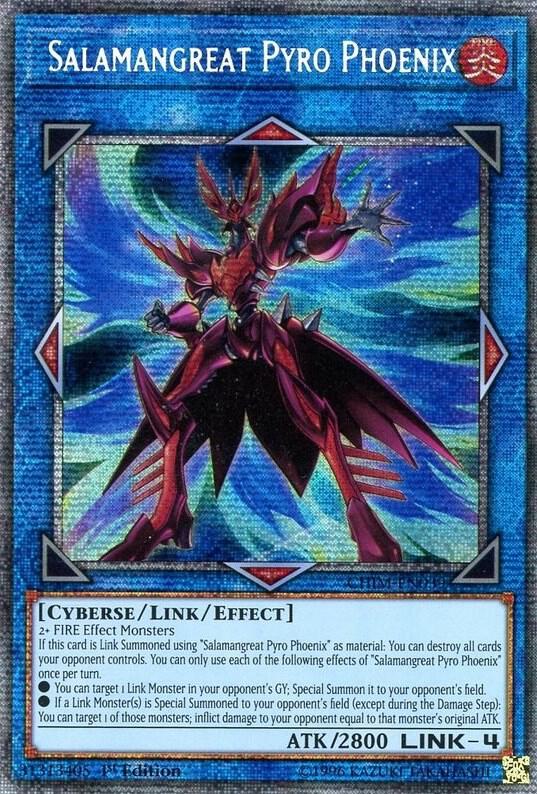 Salamangreat Pyro Phoenix (Starlight Rare) CHIM-EN039 card from Chaos Impact