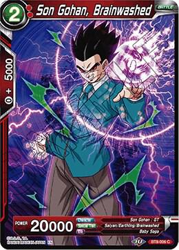 Son Gohan, Brainwashed BT8-006 card from Malicious Machinations