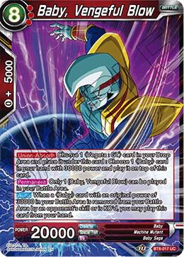 Baby, Vengeful Blow BT8-017 card from Malicious Machinations