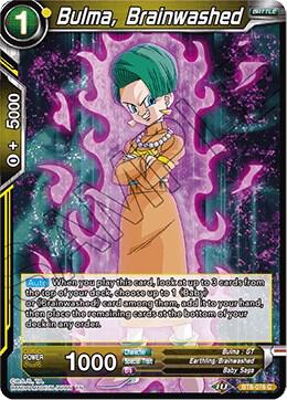 Bulma, Brainwashed BT8-076 card from Malicious Machinations