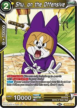 Shu, on the Offensive BT8-081 card from Malicious Machinations