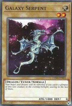 Galaxy Serpent DEM4-EN002 card from Advanced Demo Deck Extra Pack