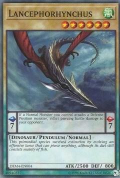 Lancephorhynchus DEM4-EN004 card from Advanced Demo Deck Extra Pack