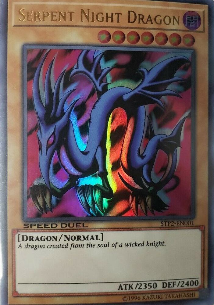 Serpent Night Dragon STP2-EN001 card from Speed Duel: Tournament Pack 2