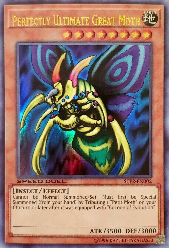 Perfectly Ultimate Great Moth STP2-EN002 card from Speed Duel: Tournament Pack 2