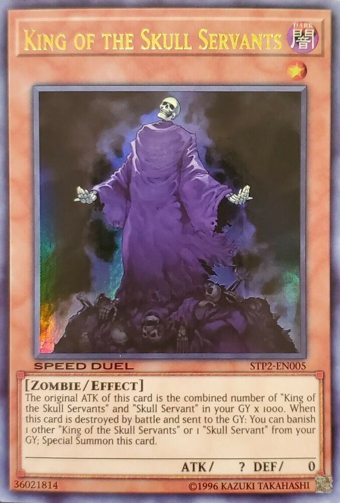 King of the Skull Servants STP2-EN005 card from Speed Duel: Tournament Pack 2