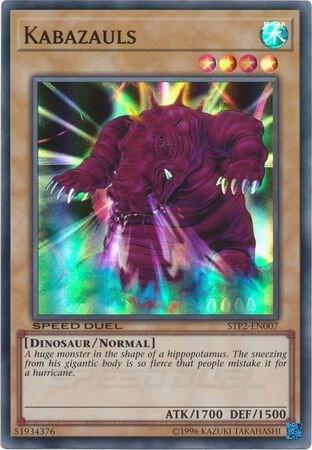 Kabazauls STP2-EN007 card from Speed Duel: Tournament Pack 2