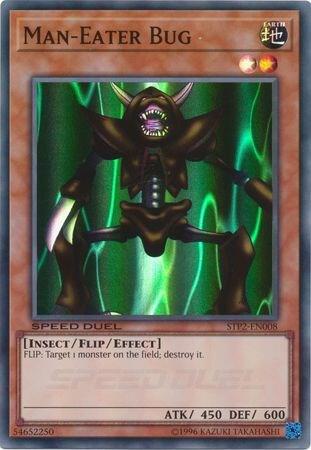 Man-Eater Bug STP2-EN008 card from Speed Duel: Tournament Pack 2