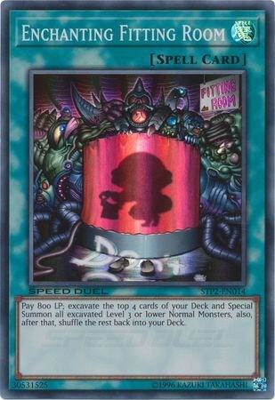 Enchanting Fitting Room STP2-EN014 card from Speed Duel: Tournament Pack 2