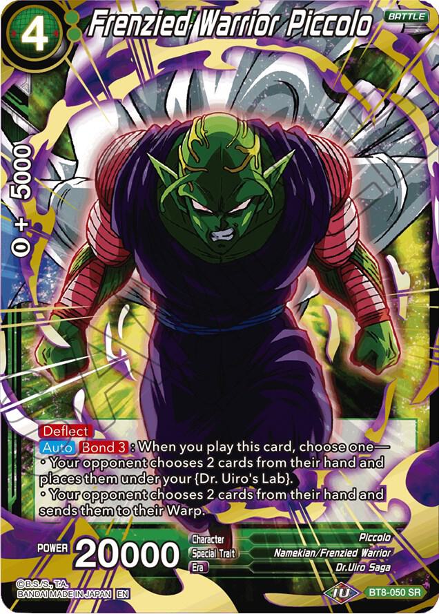 Frenzied Warrior Piccolo BT8-050 card from Malicious Machinations