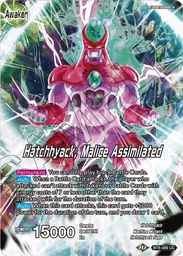 Dr.Lychee & Hatchhyack // Hatchhyack, Malice Assimilated BT8-089 card from Malicious Machinations