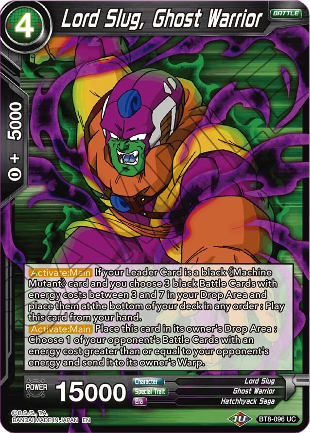 Lord Slug, Ghost Warrior BT8-096 card from Malicious Machinations