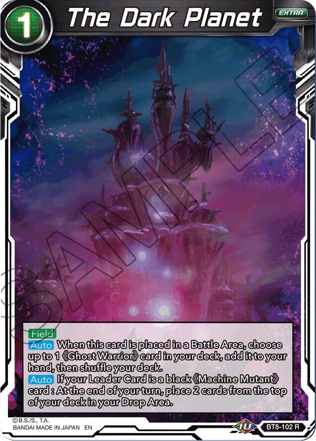 The Dark Planet BT8-102 card from Malicious Machinations