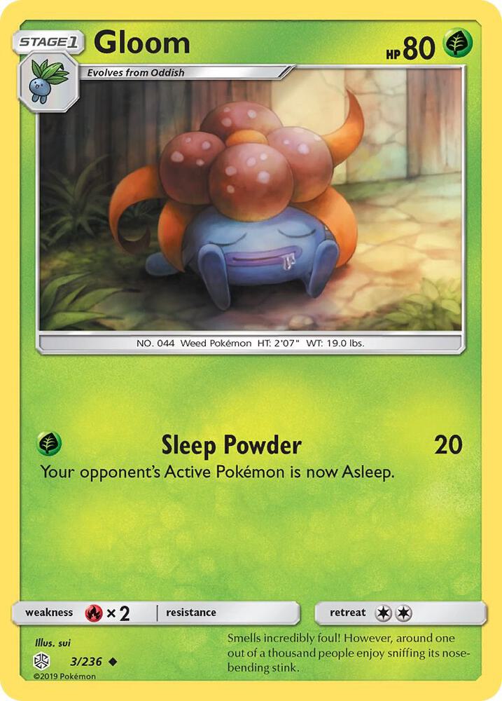 Gloom 3/236 card from SM - Cosmic Eclipse